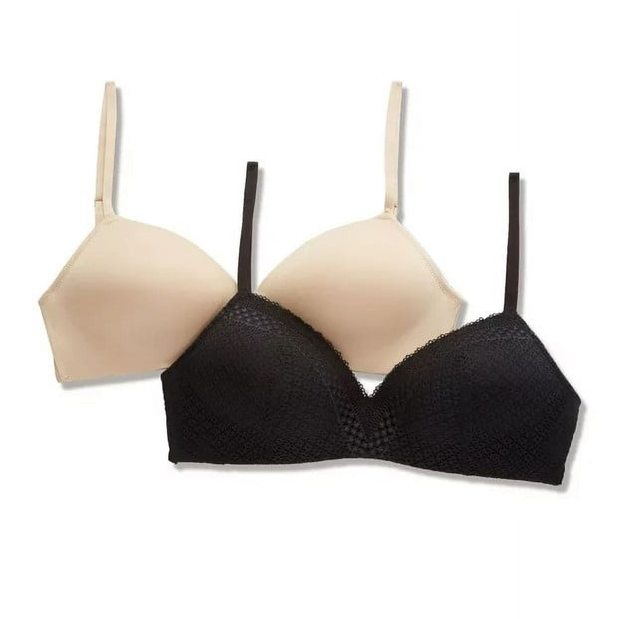 Maidenform Self Expressions 2 Pack Demi Bra : : Clothing