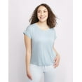 thumbnail image 1 of Maidenform Short Sleeve Hi-Low Hem Tee Baby Blue Women's Size Medium, 1 of 1