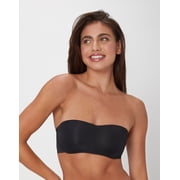 Maidenform Strapless Bra with Stay-Put Tech, Wireless Plus Size Available Black XL Women's