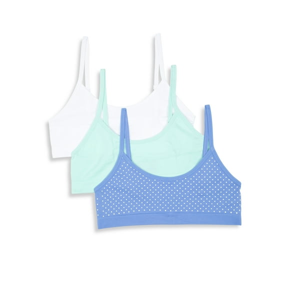 Maidenform Sweet Nothings Girls Pull-Over Scoop Neck Seamless Bra, 3-Pack, Sizes (S-XXL)