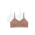 thumbnail image 1 of Maidenform Sweet Nothings Girls Ruched Crop Seamless Bra, 2-Pack, Sizes (XS-XXL), 1 of 4