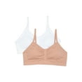 thumbnail image 1 of Maidenform Sweet Nothings Girls Ruched Crop Seamless Bra, 2-Pack, Sizes (XS-XXL), 1 of 4