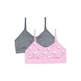 thumbnail image 1 of Maidenform Sweet Nothings Girls Ruched Crop Seamless Bra, 2-Pack, Sizes (XS-XXL), 1 of 4