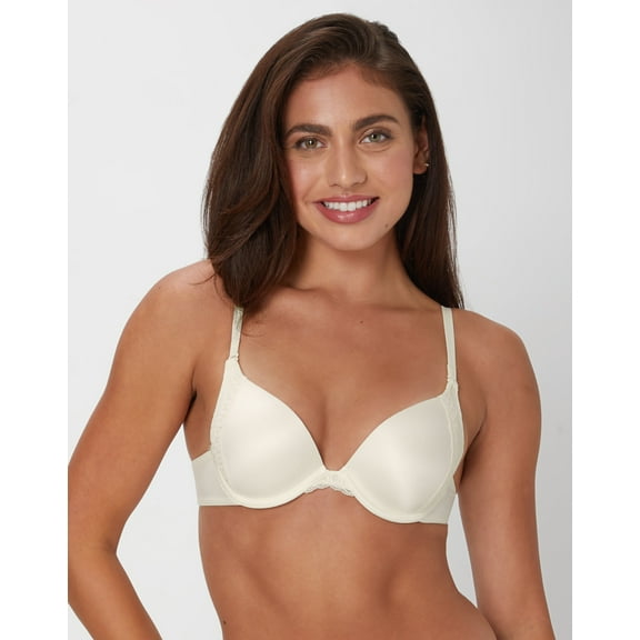 Maidenform T-Shirt Bra Love the Lift Natural Boost Demi Underwire Women's 9428