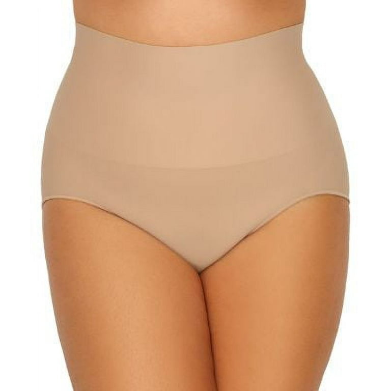 Maidenform High-Waist Lace Shaping Brief Nude 1/Transparent 2XL Women's 