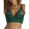 thumbnail image 1 of Maidenform URCHIN TEAL Lightly Lined Convertible Lace Bralette , US 38D, UK 38D, 1 of 2