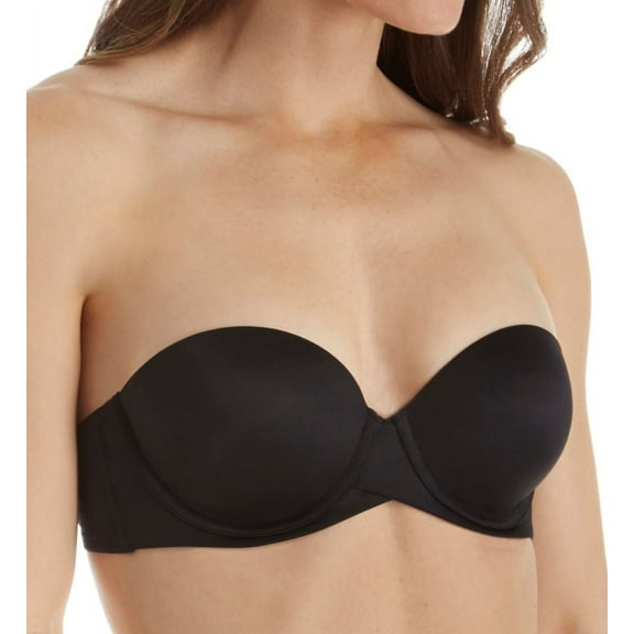 Women's Self Expressions SE6990 Stay Put Strapless Bra (Black 40DD)