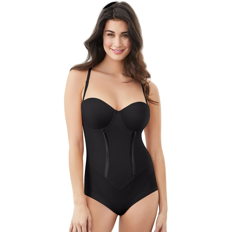 Maidenform Ultra-Firm Convertible Body Shaper with Built-In Underwire Bra  Black 40D Women's 