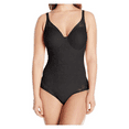 thumbnail image 1 of Maidenform Ultra-Light Firm Tummy-Control Sheer Lace Body Shaper, Black, 38D, 1 of 2