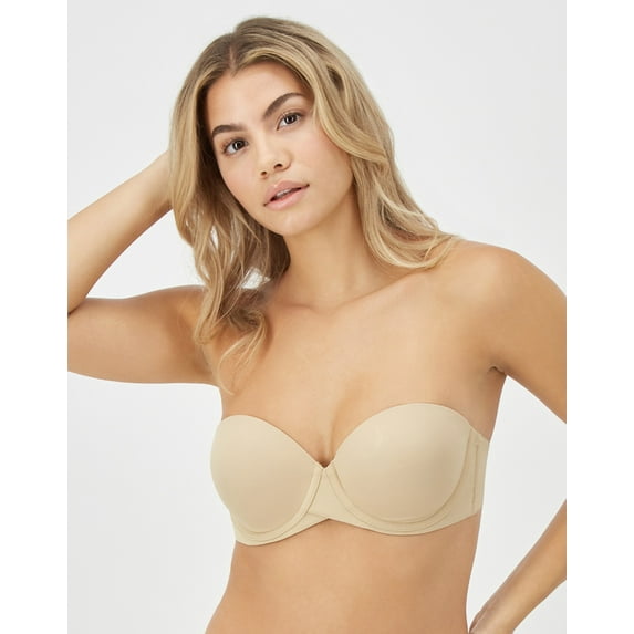 Maidenform Underwire Bra Smooth Finish Strapless Smooth Invisble Women's SE6900