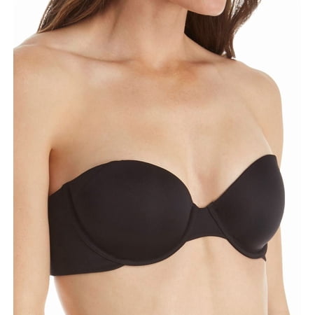 Women's Self Expressions SE6900 Side Smoothing Strapless Bra (Black 38DD)