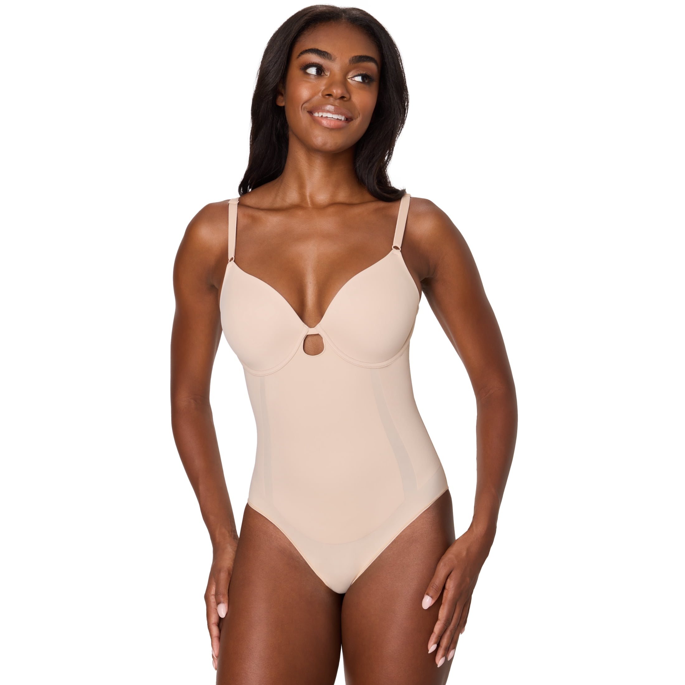 Maidenform Women's Shapewear All-In-One Extra Firm Cupped Bodysuit, Sizes up to 3XL