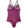 thumbnail image 1 of Maidenform Women's Casual Comfort Cheeky Lace-Trim Bodysuit (L, Galactic Red), 1 of 4
