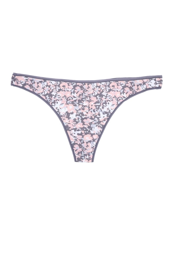 Women's Cotton Comfort Thong Underwear Pattern Abstract Floral New
