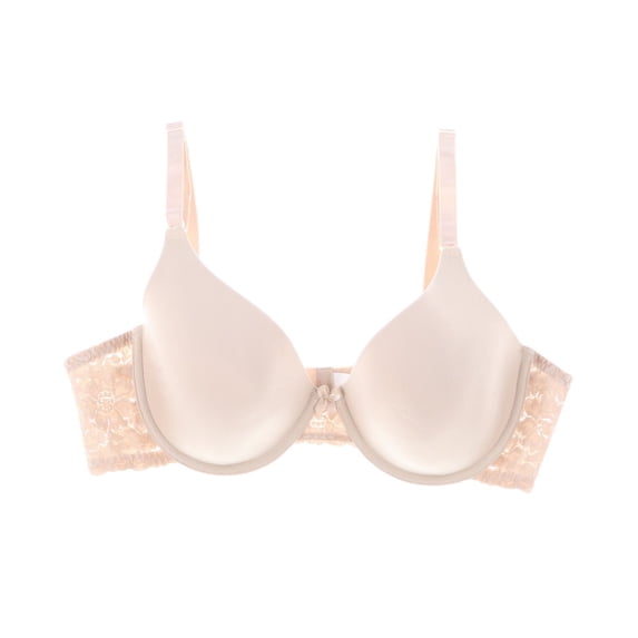 Maidenform Women's Demi Underwire Lace Bra Support Comfort Almond 38C New
