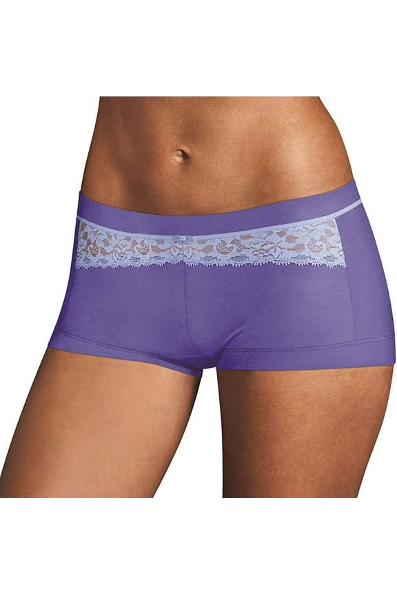 Women's Dream Boyshort Panty, Steel Blue/Zen Blue, 9