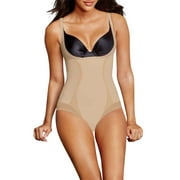 Maidenform Women's Shapewear Firm Control High Waist Thong Fajas with Cool  Comfort DMS707