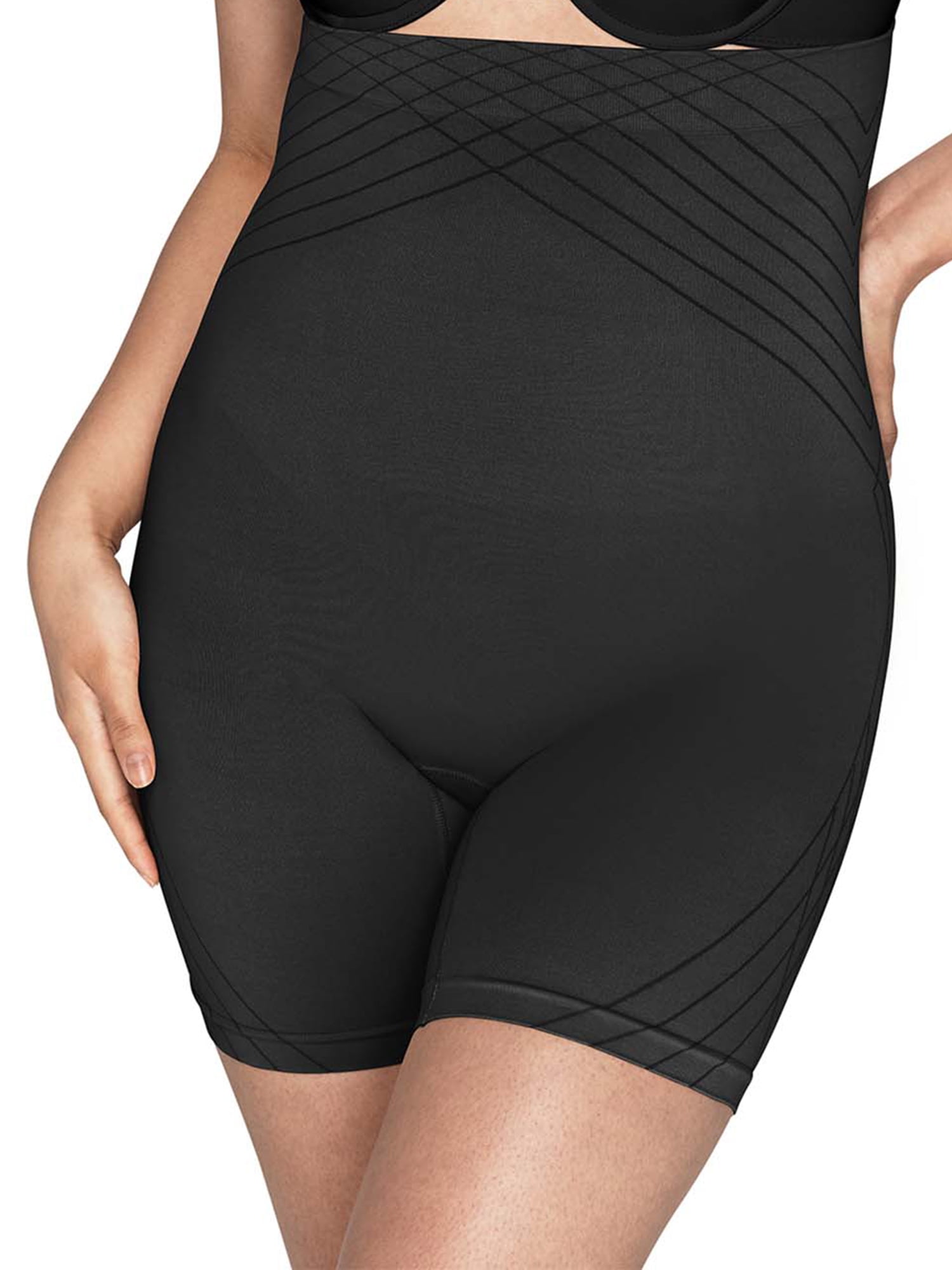 Naomi Nicole Women s Plus Size Comfortable Firm Control High Waist Thigh Slimmer Shapewear Walmart