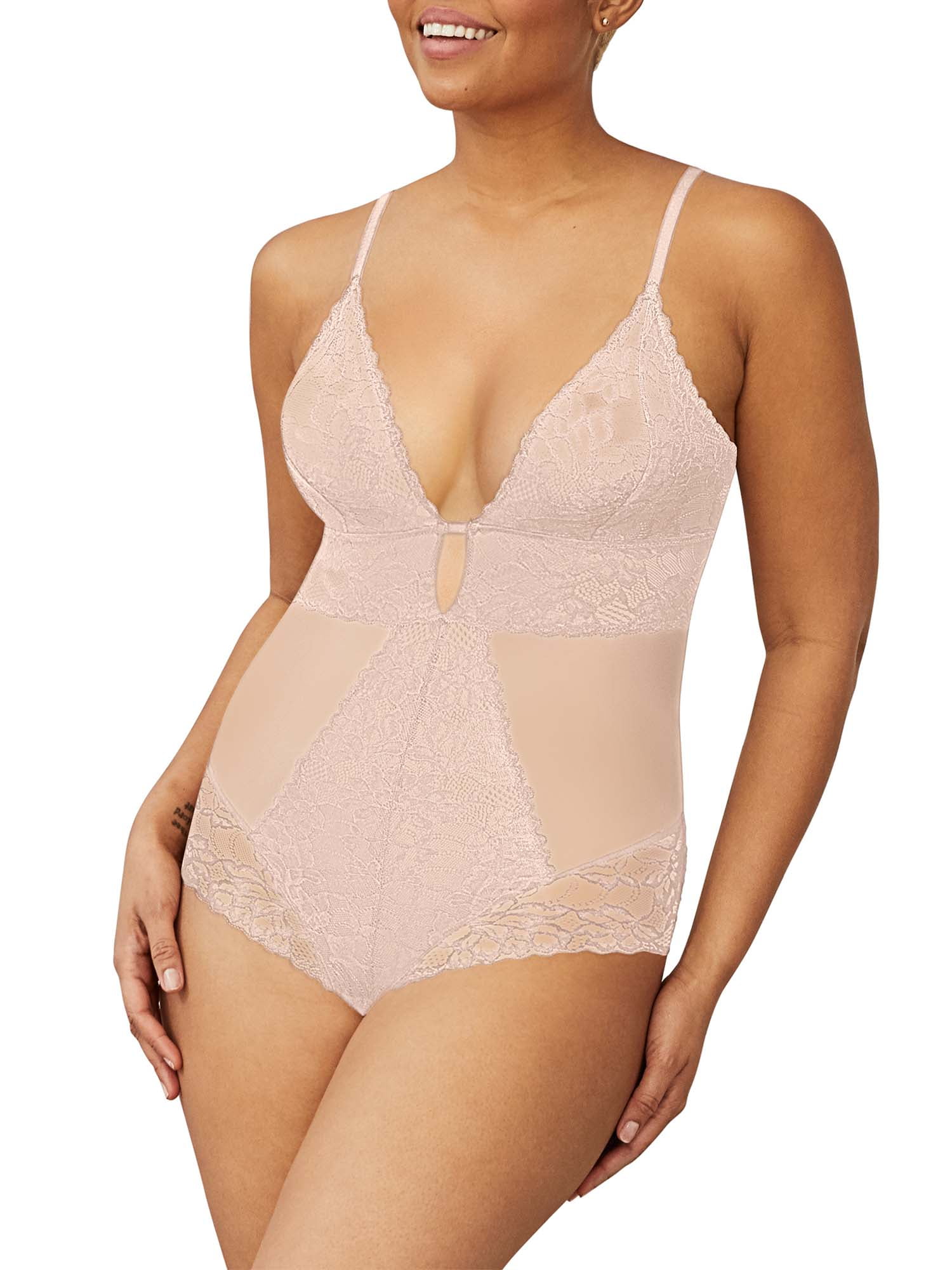 Maidenform Shaping Short With Cool Comfort® Fabric Sandshell Lace