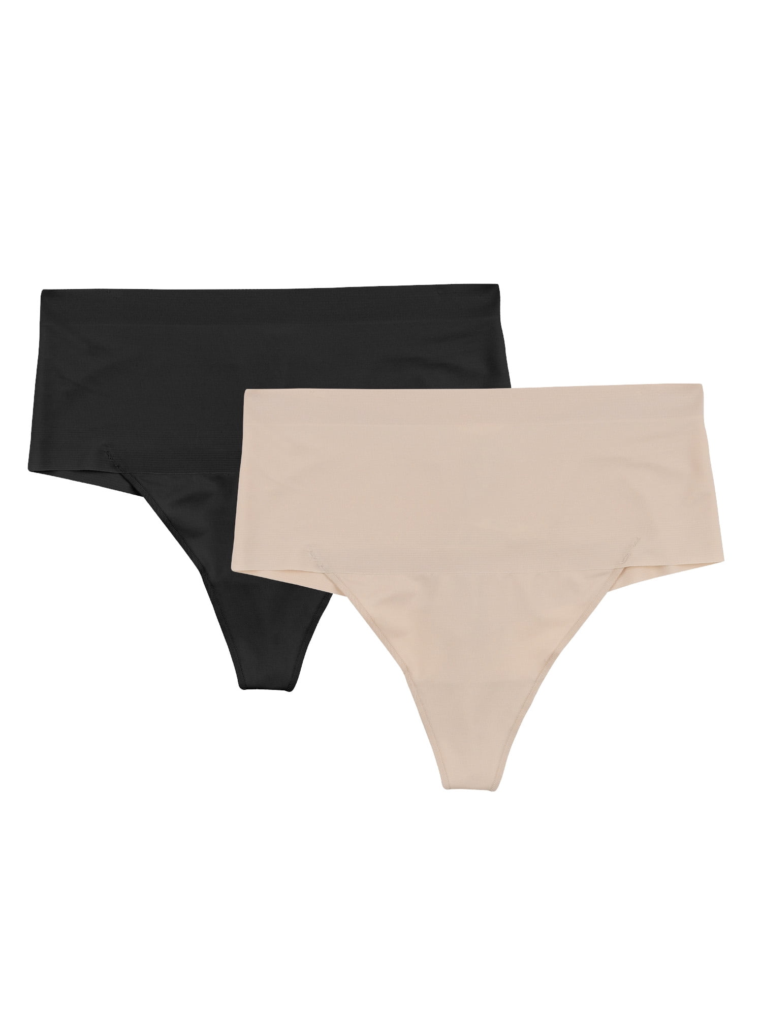 Maidenform Women's Shapear Light Control Shaping Thong 2-Pack, Sizes up to 2XL