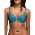 thumbnail image 1 of Maidenform Women's Love the Lift Push Up & In Strappy Lace Lurex Mesh Underwire Bra - Style DM9900, 1 of 9