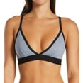 thumbnail image 1 of Maidenform Women's Naturally Soft Triangle Bralette, Concrete Heather/Black, XX-Large, 1 of 3