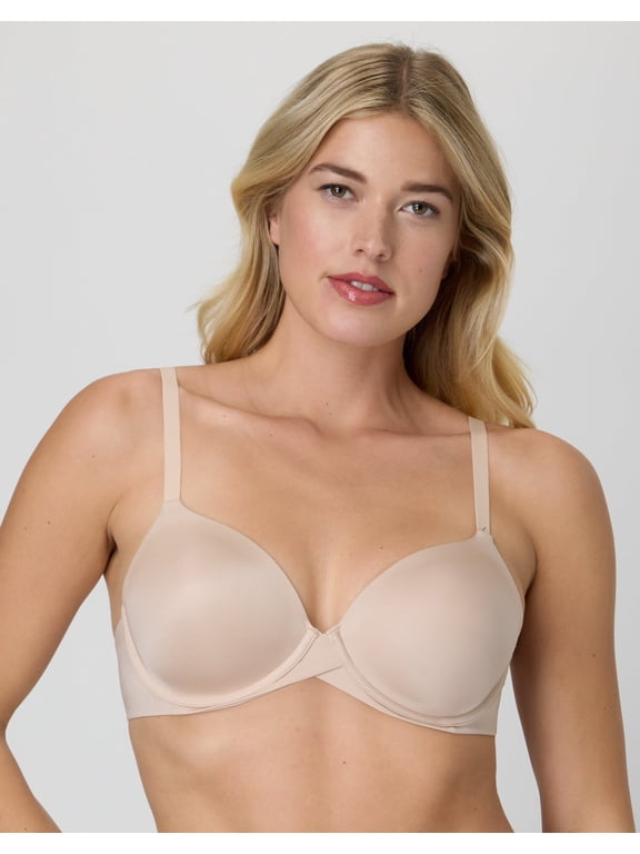 One Fab Fit Everyday Modern Demi Underwire Bra Womens Convertible DM7543