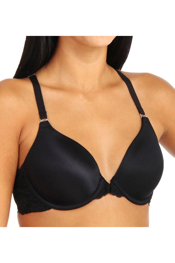 T-Shirt Bra One Fab Fit Extra Coverage T-Back Front Closure Underwire 7112