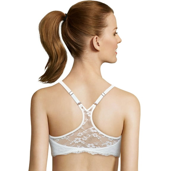 Maidenform T-Shirt Bra One Fab Fit Extra Coverage T-Back Front Closure Underwire 7112