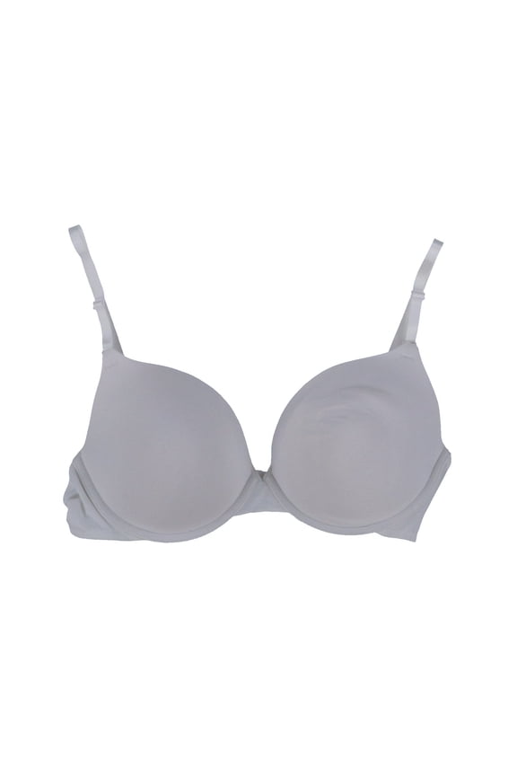 Women's Push Up Bra Convertible Support Lift Solid White New