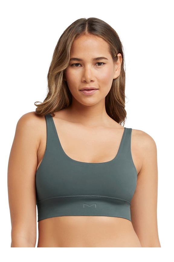 Women's Seamless Scoop Crop Bralette, Style MBW107
