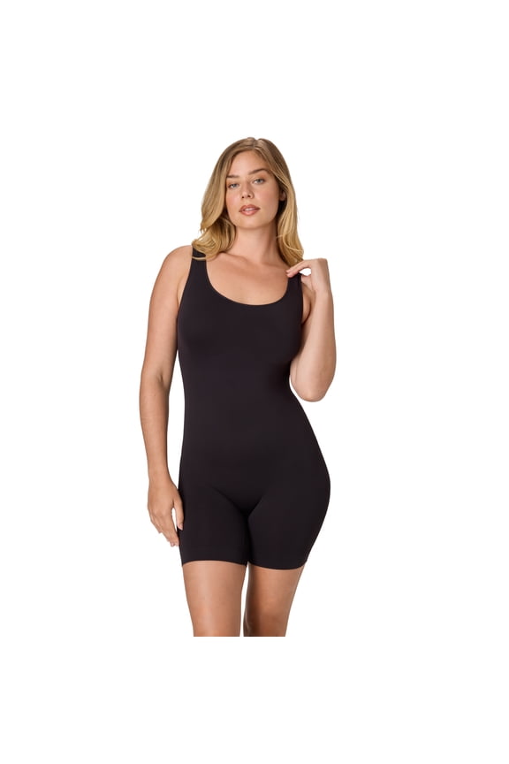 Women's Seamless Shaping Mid-Thigh Body Suit, Sizes S-3XL