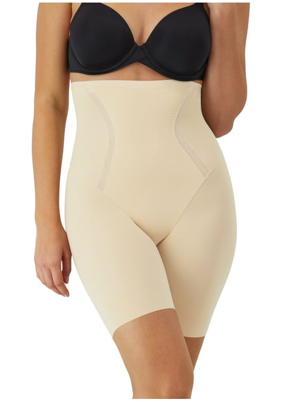 Womens Shapewear with Tummy Control, High Waist Mid Thigh Body Shaper Shorts FP5001 Sizes S-3XL
