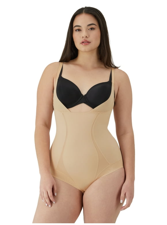 Women’s Shapewear Open Bust Bodysuit FL5004 Sizes S-3XL