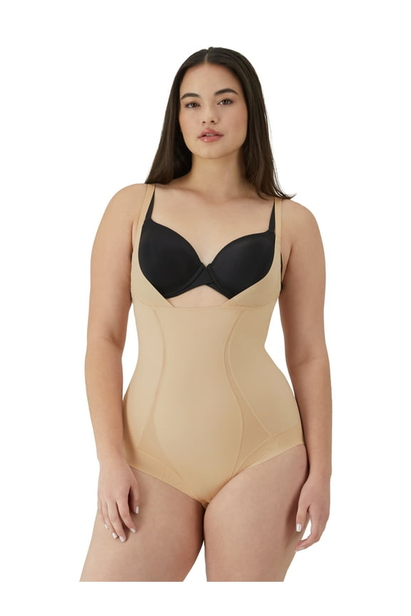 Women’s Shapewear Open Bust Bodysuit FL5004 Sizes S-3XL