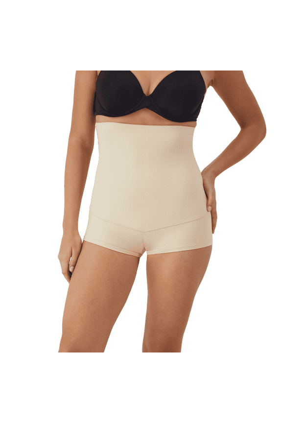 Women's Shapewear with Tummy Control, Cool Comfort High-Waist Body Shaper Boy Shorts, Sizes up to 3XL