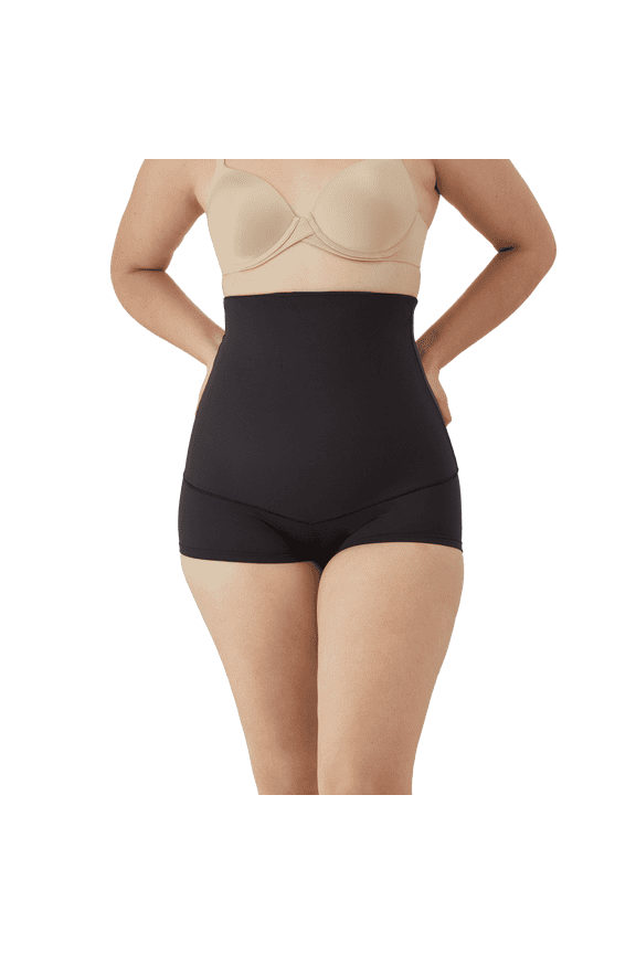 Women's Shapewear with Tummy Control, Cool Comfort High-Waist Body Shaper Boy Shorts, Sizes up to 3XL