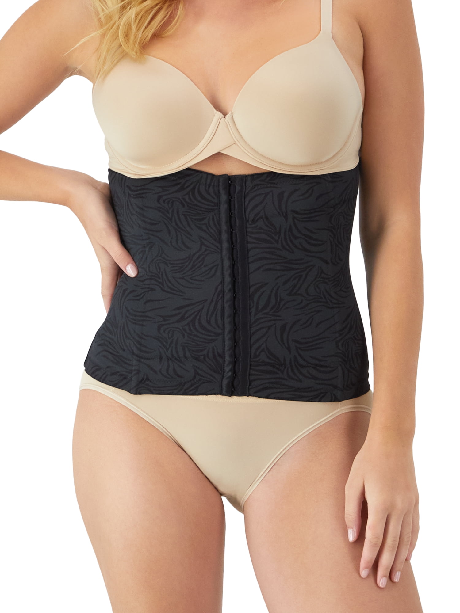 Cupid Women's Extra Firm Control Hook & Eye Waist Cincher