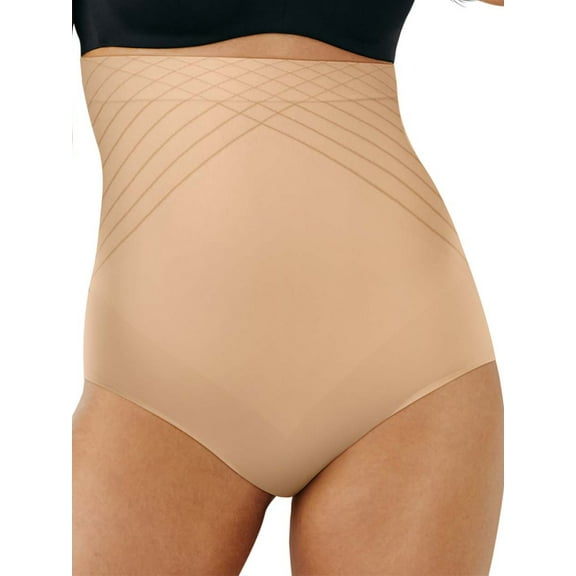 Maidenform Women's Shapewear Feel Good Fashion Brief, Style FLS077, Sizes up-to 3XL