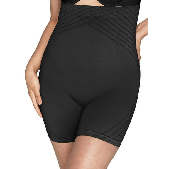 Maidenform Women's Shapewear Feel Good Fashion Thigh Slimmer, Style FLS078, Sizes up-to 3XL