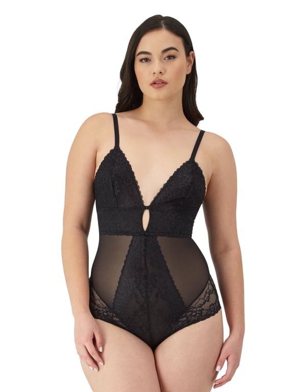 Women's Shapewear Firm Control Lace Bodysuit, Sizes up-to 3XL