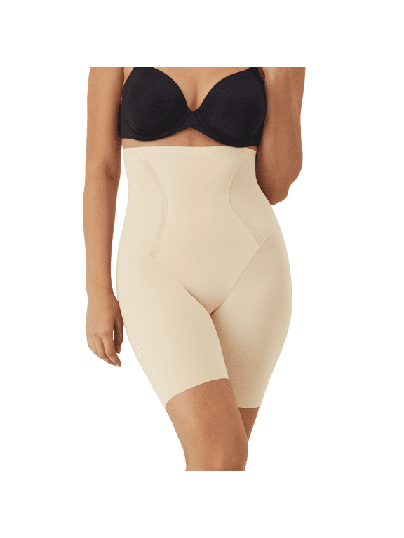 Women's Shapewear Firm Control High Waist Mid Thigh Body Shaper Shorts, Sizes up to 3XL