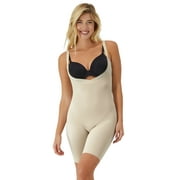 Maidenform Women s Shapewear Extra Firm Mid-Thigh Bodysuit with Tummy Control, Sizes up to 3XL