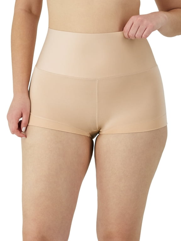 Women’s Shapewear Firm Control Mid Waist Shaping Boyshorts, Sizes up to 3XL