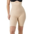 thumbnail image 1 of Maidenform Women’s Shapewear Skin Spa High Waist Mid Thigh Shaping Shorts FP0047 S-3XL, 1 of 6