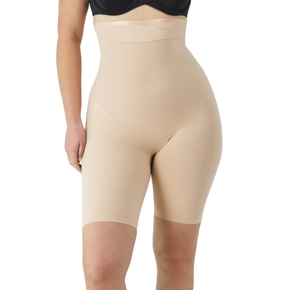 Maidenform Women’s Shapewear Skin Spa High Waist Mid Thigh Shaping Shorts FP0047 S-3XL