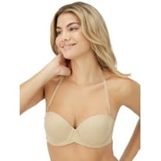 Lingerie Solutions Women's Lift it up Plunge Backless Strapless Bra Nude 