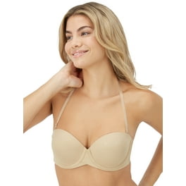 Women's Curvy Couture 1195 Dream Lift Push Up Underwire Bra (Bombshell Nude  44D) 