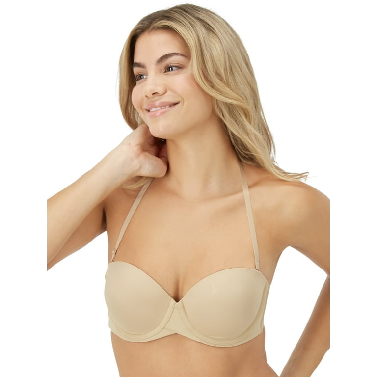 Convertible Strapless Push-up Bra For Small Breasts, Special For A/b Cup,  With Anti-slip Band, 2 Wearing Styles