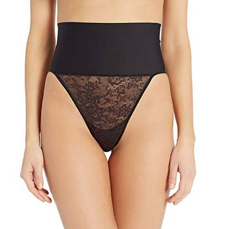 Maidenform Women's Tame Your Tummy Shaping Lace Thong with Cool